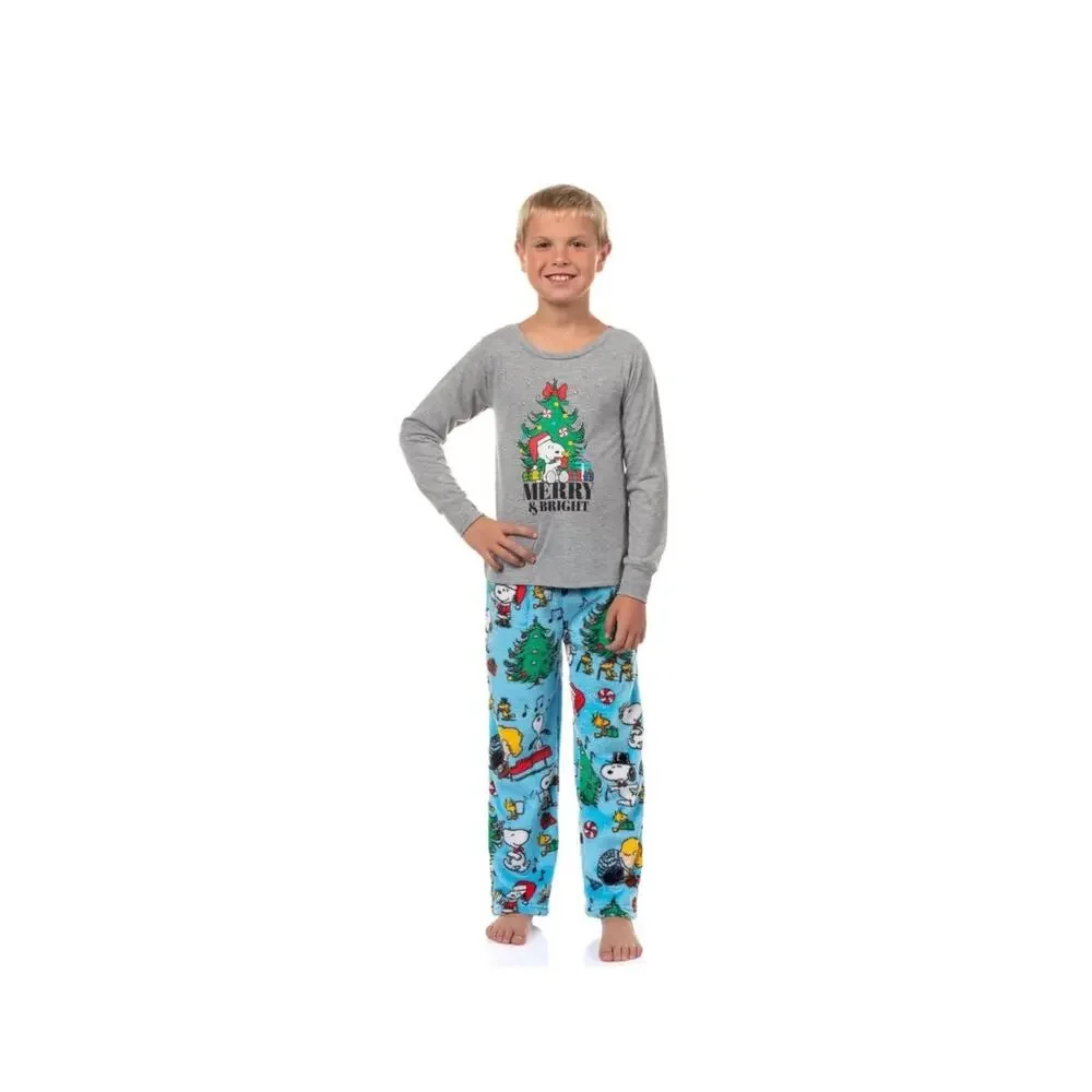 NEW! XS/6 Peanuts Snoopy Christmas Family Matching Pajama Set